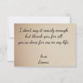 Boho Floral Ephemera photo Bedankkaart (Achterkant)