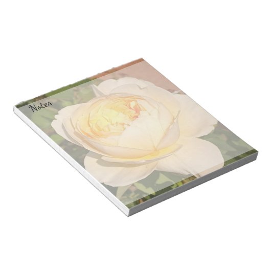 Boho Floral Ephemera photo Notitieblok (Schuin)