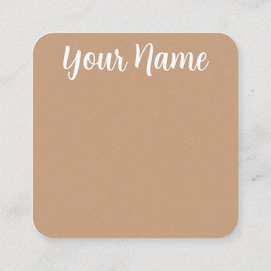 Boho floral | esthetisch | chique | Visitekaartje (Achterkant)