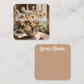 Boho floral | esthetisch | chique | Visitekaartje (Voorkant / Achterkant)