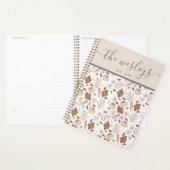 Boho Floral Family Name Planner (Display)
