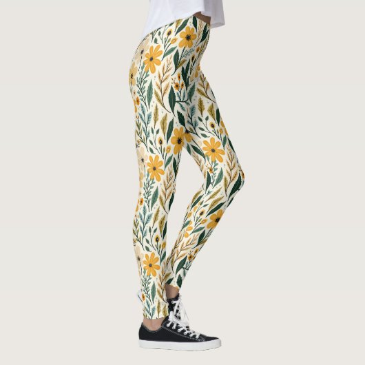 Boho Floral Fantasy Leggings (Rechts)