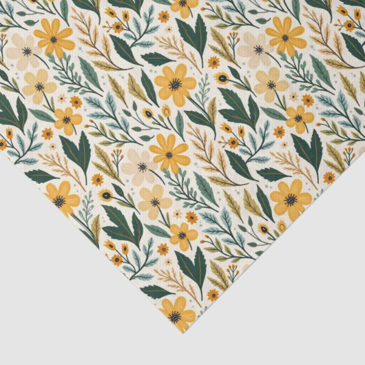 Boho Floral Fantasy Tissuepapier (Detail)