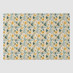 Boho Floral Fantasy Tissuepapier