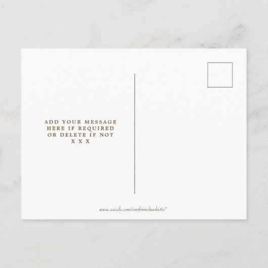 Boho floral flamingo bruiloft Bewaar de datum Aankondigingskaart (Achterkant)