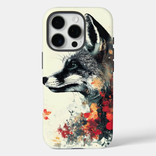 Boho Floral Fox Wildlife Natuur Case-Mate iPhone Case (Achterkant)