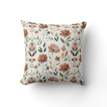 Boho Floral Geometry – Earthy Wildflower Pattern