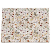 Boho Floral Gift Bag Groot Cadeauzakje (Voorkant)