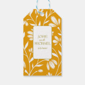 Boho Floral Gift Tag Cadeaulabel (Achterkant)