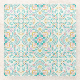 Boho Floral  Glazen Onderzetter