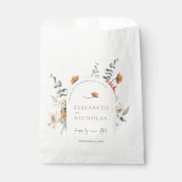 Boho Floral Greenery Botanical Wedding Favors Bedankzakje