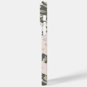 Boho Floral Grey Butter Yellow Pink Design Case-Mate iPhone Case (Achterkant / Links)