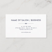 Boho Floral Hair Stylist Loyalty Punch Kaart Six (Achterkant)