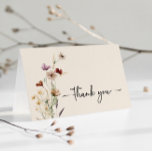 Boho Floral Hartelijk dank Bedankkaart<br><div class="desc">Deze stijlvolle en elegante Boho Floral Hartelijk dank Hartelijk dank. Deze kaart is voorzien van een prachtige handbeschilderde waterverf boho rustic gedroogd gras, sage greenery, een schattige vlinder en bloemen in roest, terracotta, paars, blauw en verbrand sinaasappel, die verbluffende details zijn om je moderne boho-chic verjaardag te vergroten. Vind coördinerende...</div>