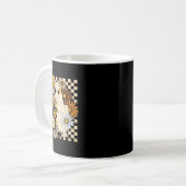 Boho Floral Herfst Ghost Thanksgiving Herfst Vibes Koffiemok (Voorkant links)