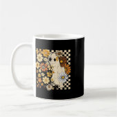 Boho Floral Herfst Ghost Thanksgiving Herfst Vibes Koffiemok (Links)