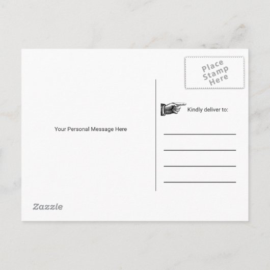 ©Boho Floral Hunt is over de datum redden Aankondigingskaart (Achterkant)