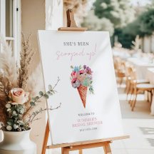 Boho Floral Ice Cream Vrijgezellenfeest Welkomstbo