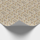 Boho Floral in Beige Cadeaupapier (Hoek)