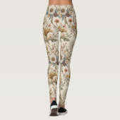 Boho Floral in Beige Leggings (Achterkant)