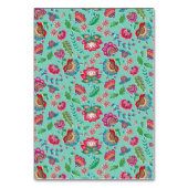 Boho Floral | Instellingen gastnaam | Plaats kaart (Achterkant)