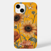 Boho Floral iPhone & iPad Case | terracotta (Achterkant)
