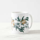 Boho Floral Keramische Mok, Koffiekopje voor Plant Koffiemok (Voorkant rechts)