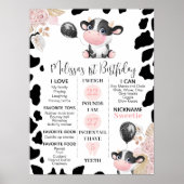 Boho Floral Koe 1 september 2010 Poster (Voorkant)