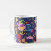 Boho floral koffiemok (Voorkant links)
