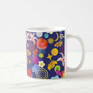 Boho floral koffiemok