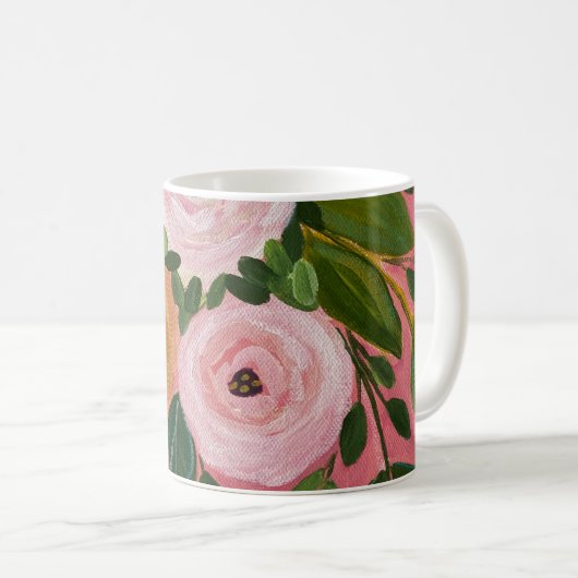Boho Floral Koffiemok (Voorkant rechts)