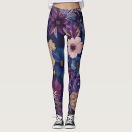 Boho Floral Leggings