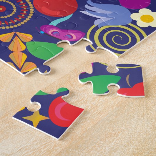 Boho floral legpuzzel (Zijkant)