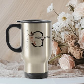 Boho Floral Letter Groomsman Reisbeker