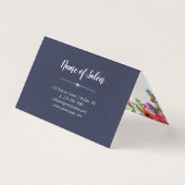 Boho Floral Lijst - Cadeaubon Kaart (Achterkant)