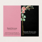 Boho Floral Lip Product Distributor Tips & Tricks  Visitekaartje (Buitenkant ongevouwen)