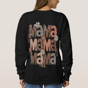 Boho Floral "Mama" Retro Sweatshirt