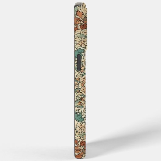 Boho Floral Mandala Waterverf iPhone Case (Achterkant / Rechts)