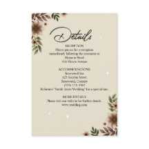 Boho Floral minimalistische bruiloft