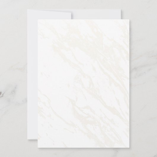 Boho Floral Modern Wedding Invitation Kaart (Achterkant)