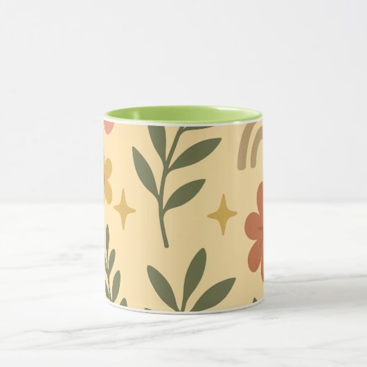 Boho Floral Mok (Midden)