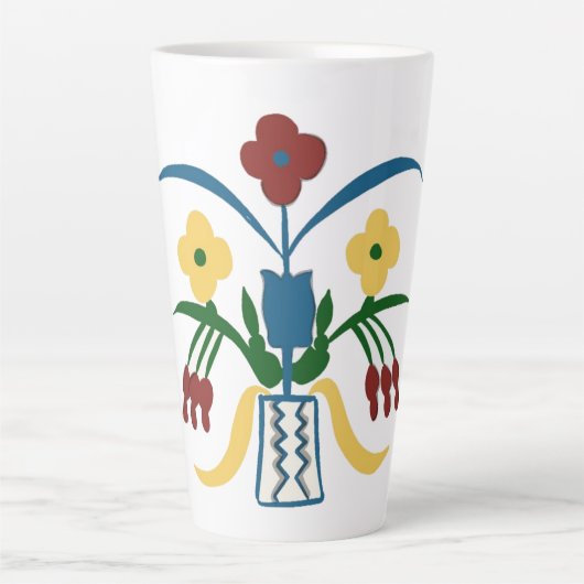 Boho Floral Mok | Handgetekende vibes (Voorkant)