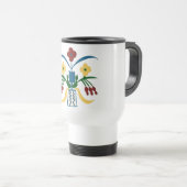 Boho Floral Mok | Handgetekende vibes (Voorkant rechts)