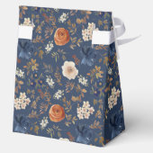 Boho Floral Naam Datum Trouwen Bedankdoosjes (Achterkant)