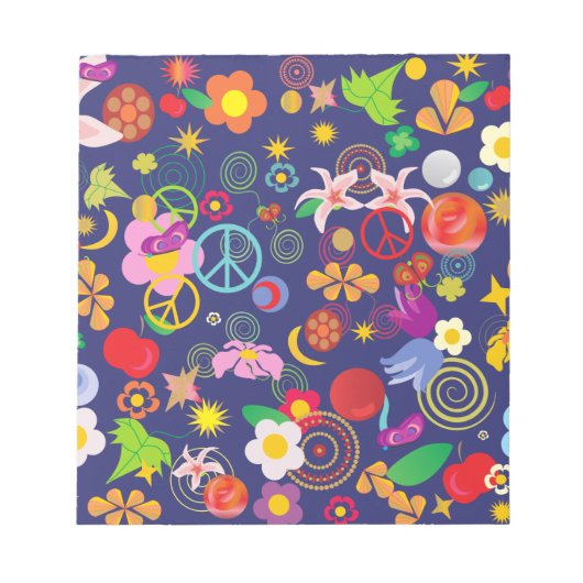 Boho floral notitieblok (Voorkant)