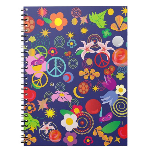 Boho floral notitieboek (Voorkant)