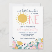 Boho Floral onze kleine zonneschijn 1 september Kaart