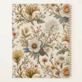 Boho Floral op Beige Planner (Achterkant)