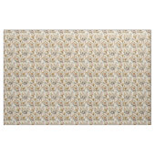 Boho Floral op Beige Stof (Fat Quarter)