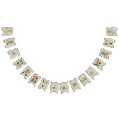 Boho Floral op getextureerd blauw Baby shower Vlaggetjes (Alle)